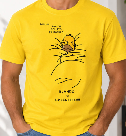 Camiseta Homer Bollito (amarilla)