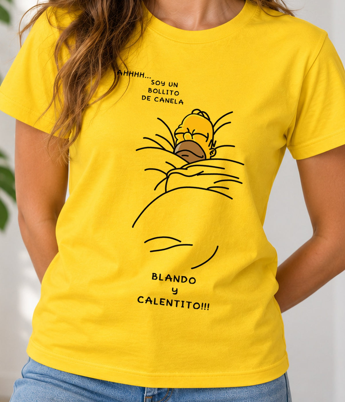 Camiseta mujer (amarilla)