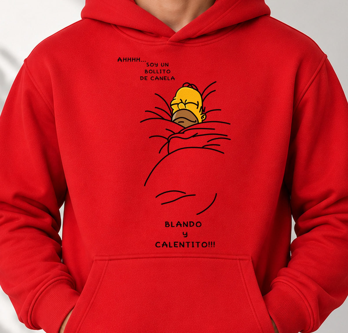Sudadera Homer Bollito (roja)