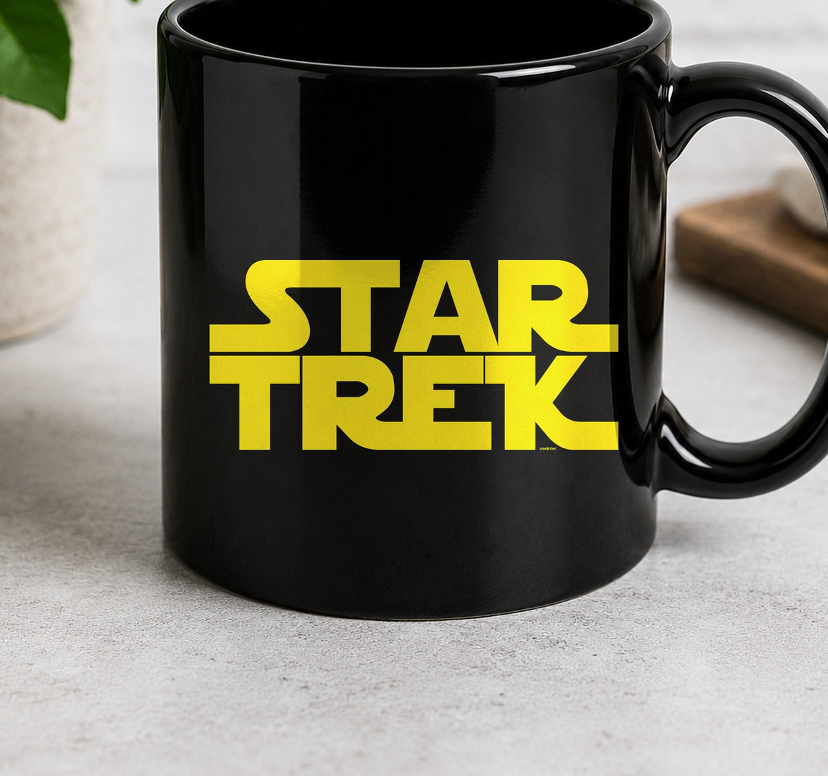 Taza Star Trek (negra)