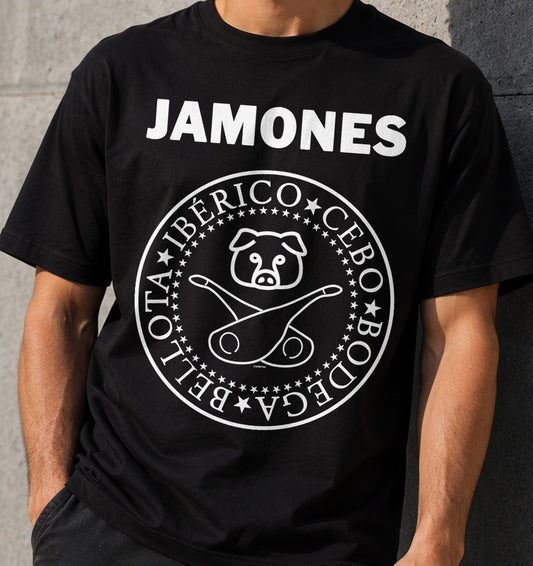 Camiseta Jamones2 (negra)