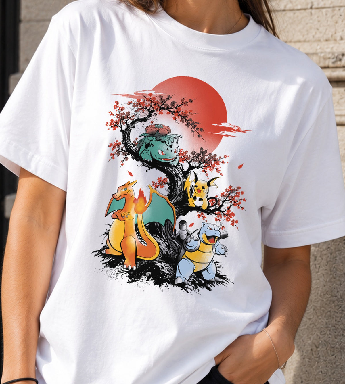 Camiseta mujer Evolution under the sun (blanca)