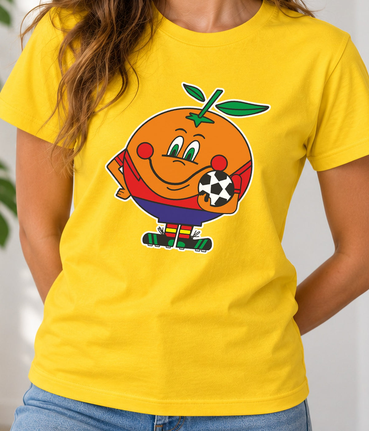 Camiseta mujer Mundial 82 (amarilla)