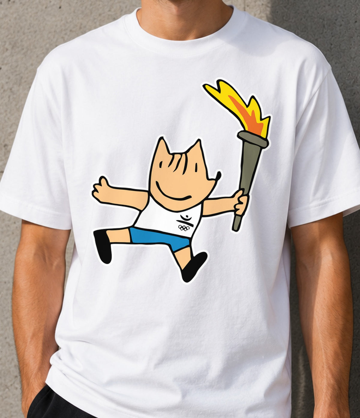 Camiseta Barcelona 92 – Cobi Olímpico (blanca)