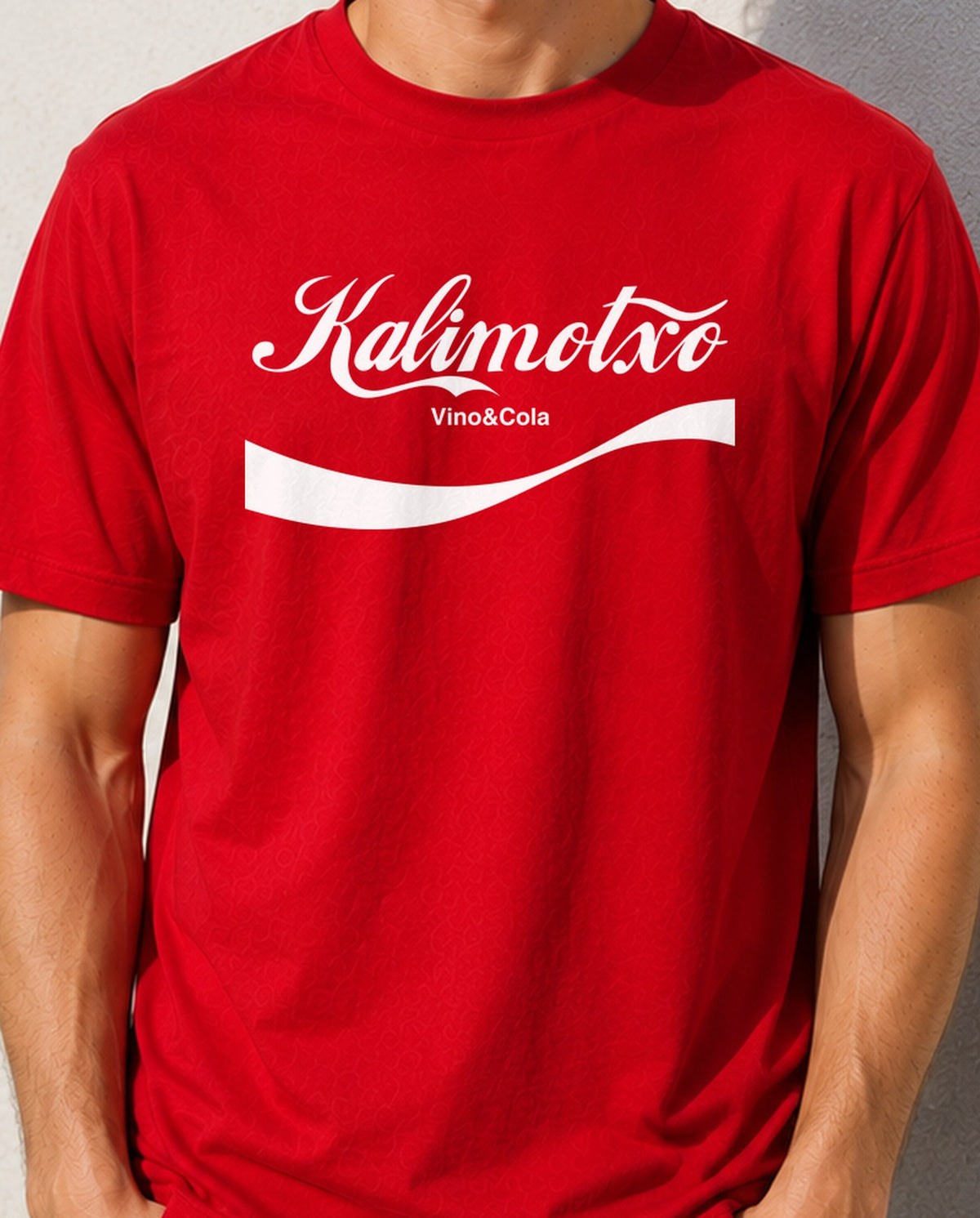 Camiseta Kalimotxo – Parodia para amantes del vino con cola (roja)