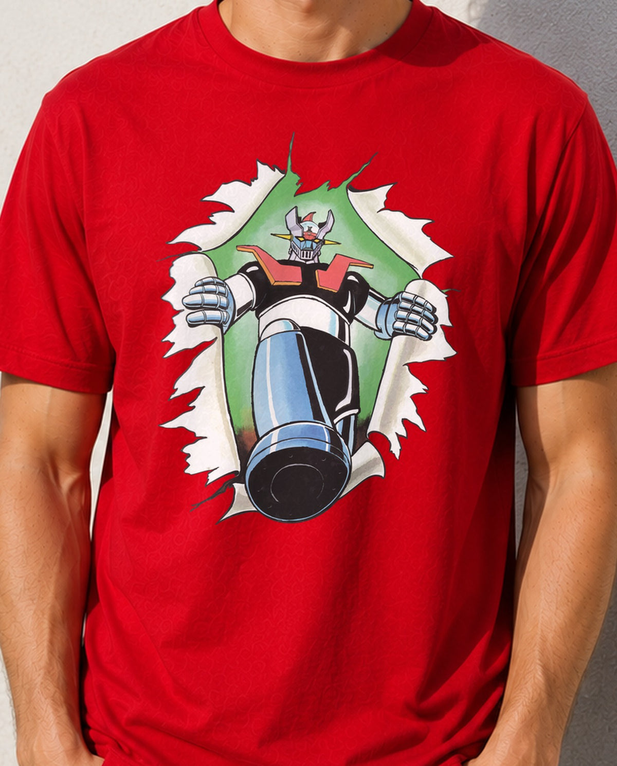 Camiseta Mazinger Z – Anime Robot Clásico (roja)