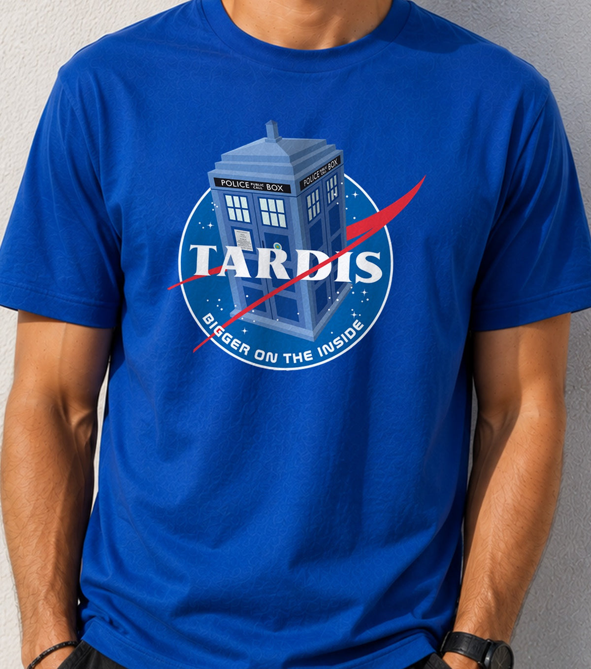 Camiseta TARDIS – Doctor Who (azul)