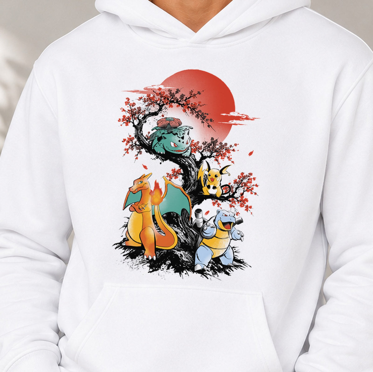 Sudadera Evolution under the sun (blanca)