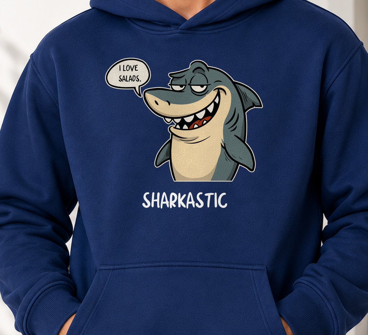 Sudadera Sharkastic Dark (azul)