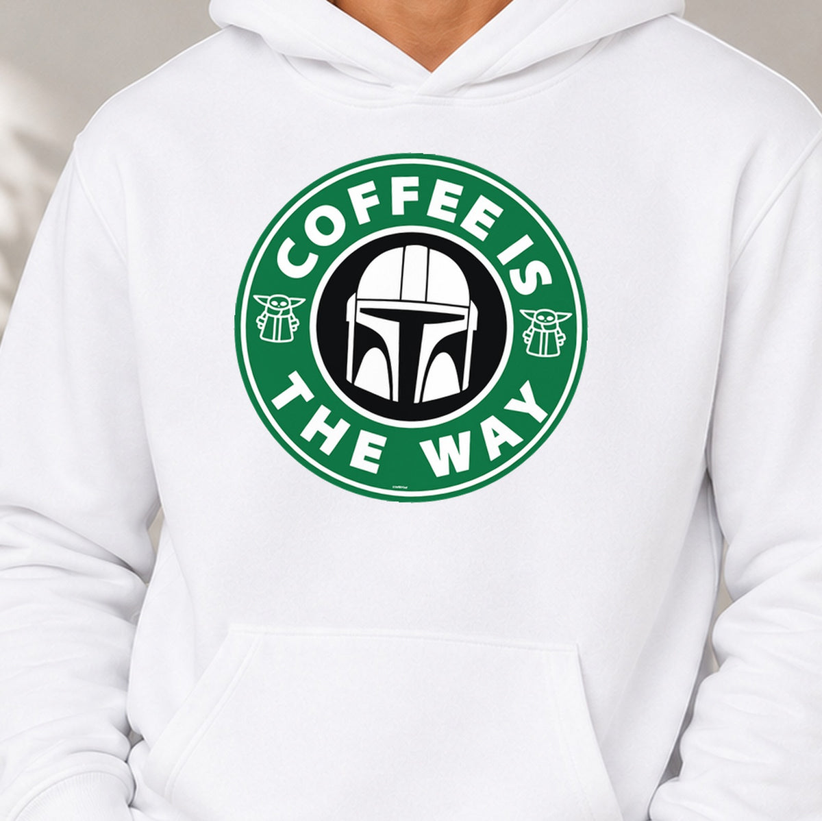 Sudadera Coffee Is The Way (blanca)