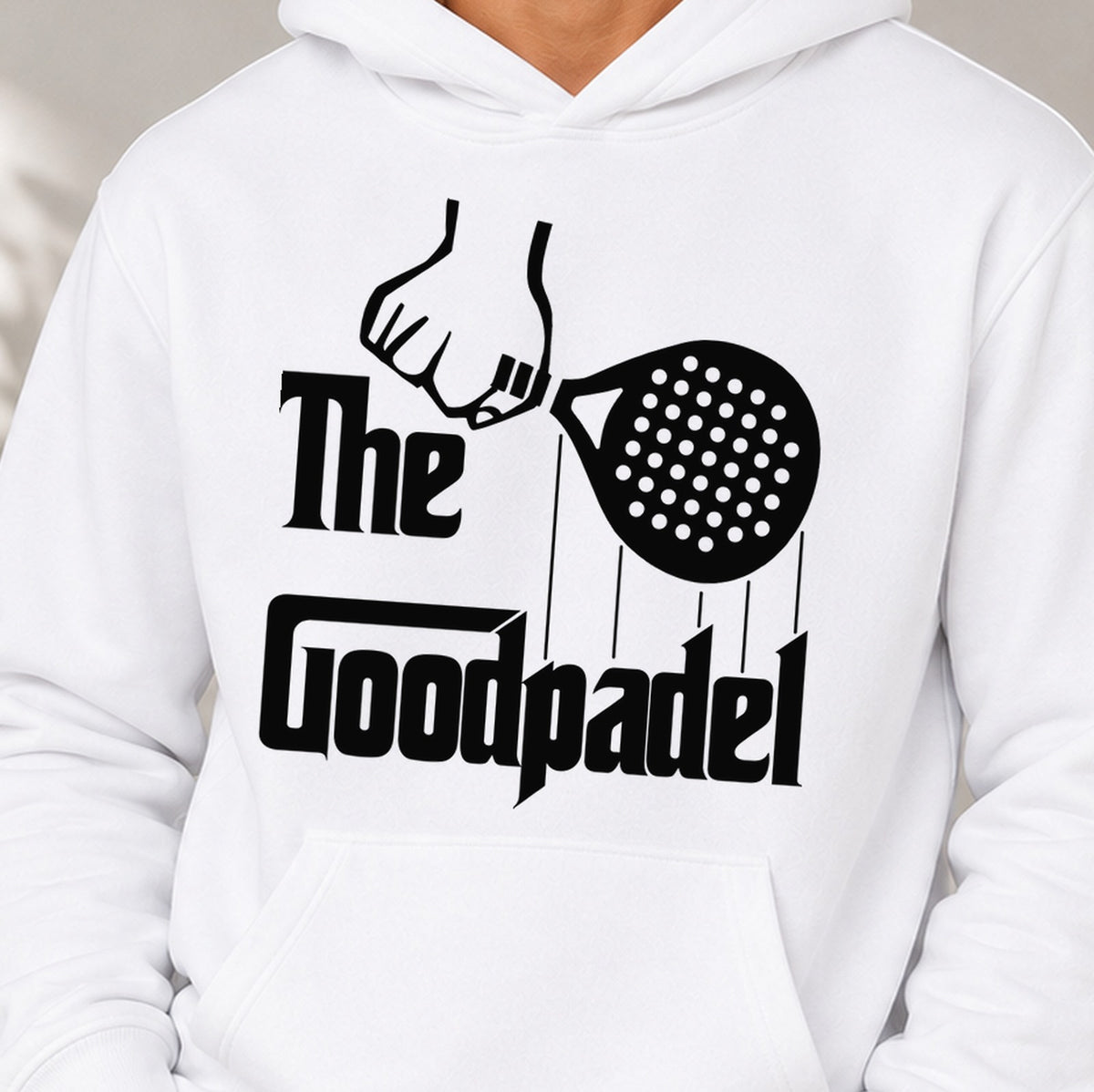 Sudadera The Good Padel (blanca)