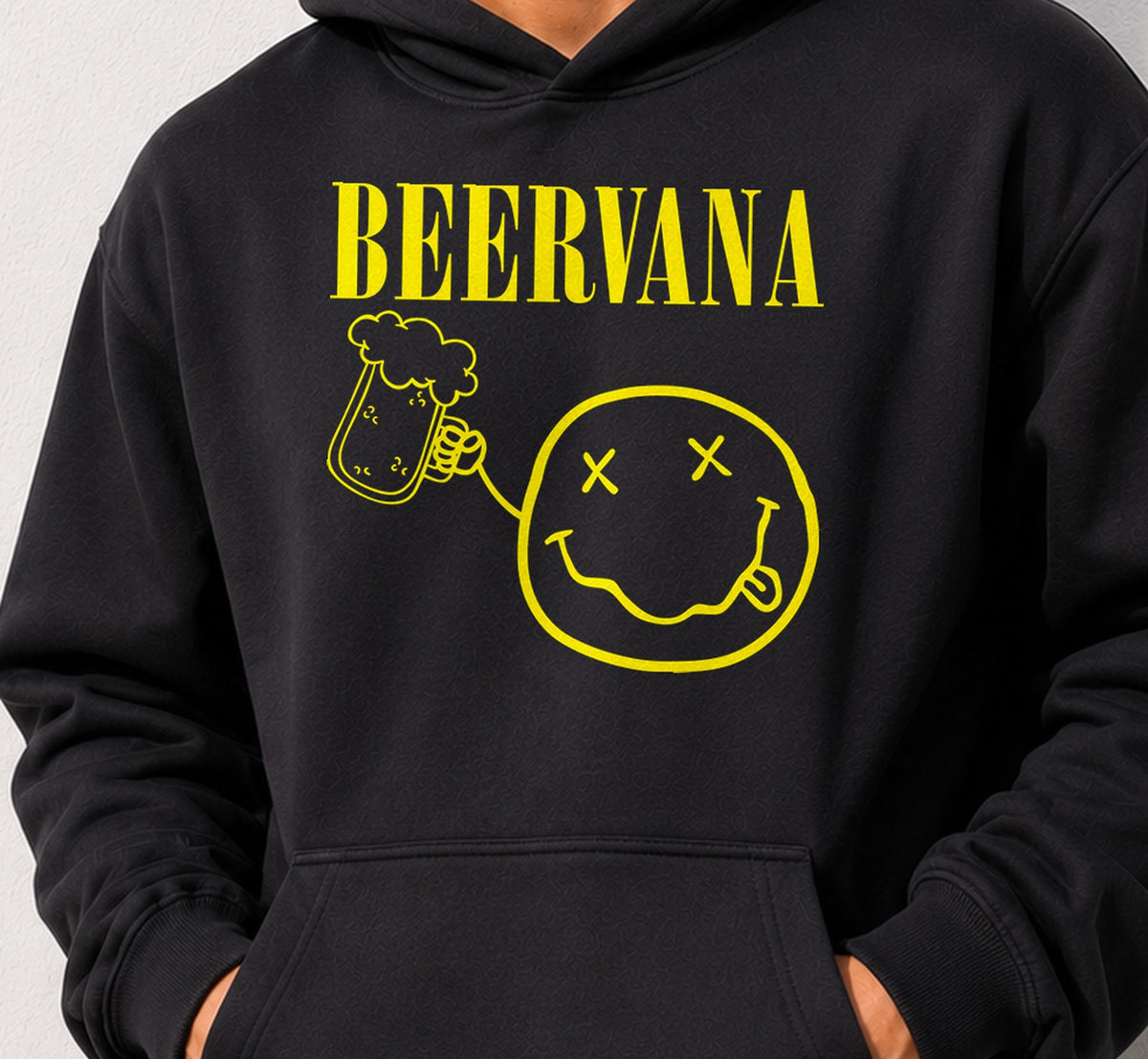 Sudadera Beervana (negra)