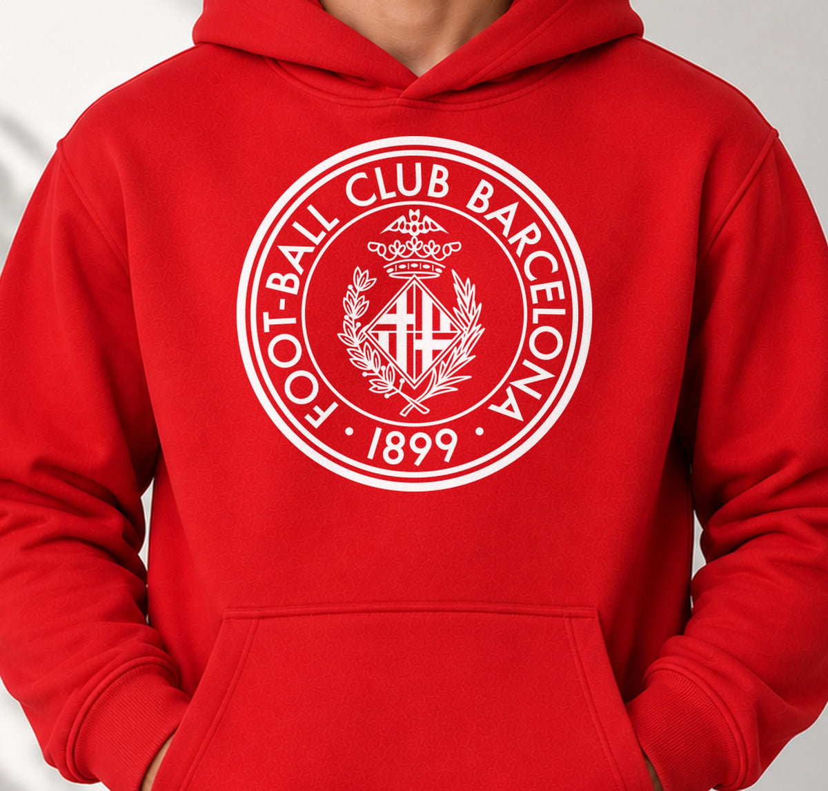 Sudadera Fc Barcelona 1899 (roja)