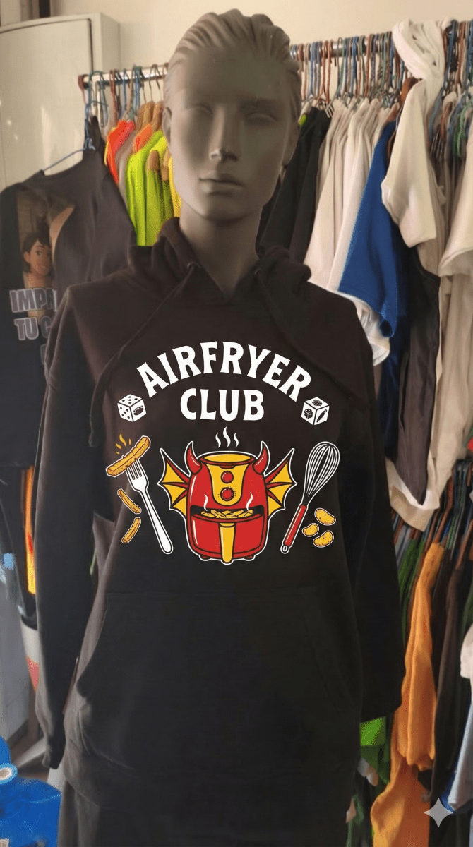 Sudadera Stranger Things – Airfryer Club - El Cajón Friki