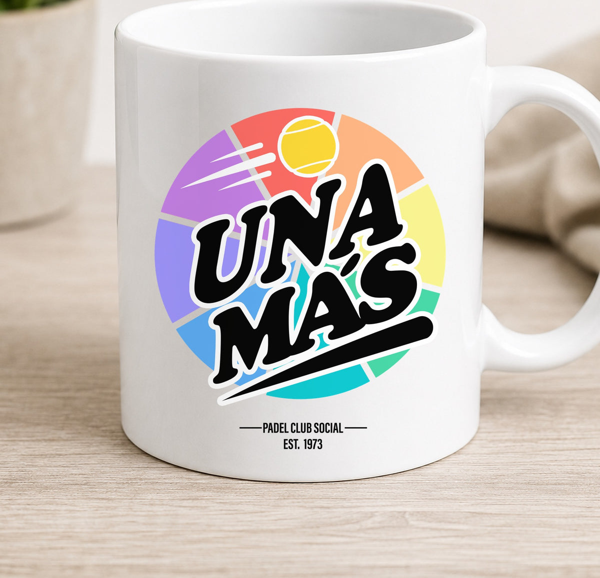 Taza Una Mas (blanca)