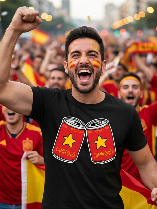 Camiseta Dos estrellas (España campeones mundial 2026)