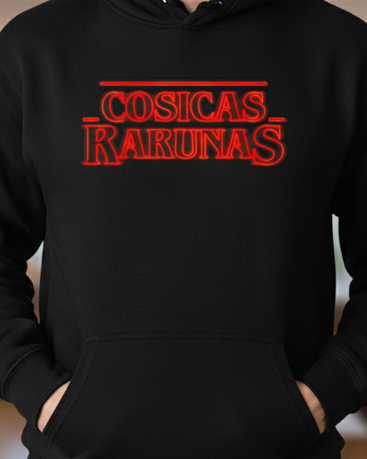 Sudadera Cosicas Rarunas – Parodia Stranger Things x Muchachada Nui