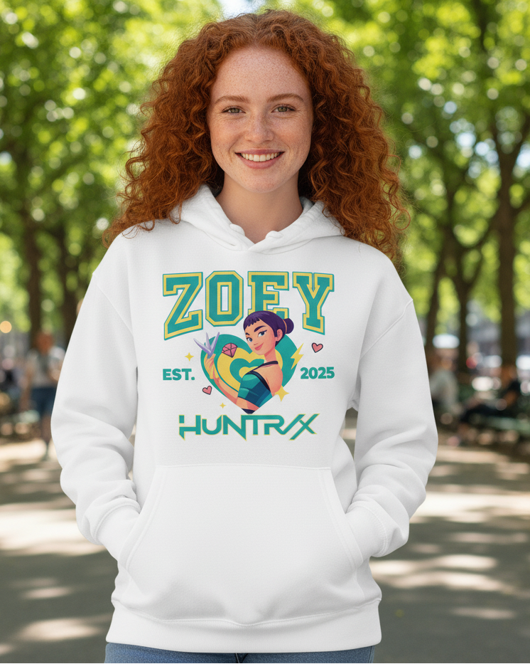 Sudadera Zoey Huntrix – Las Guerreras K-POP (K-POP Demon Hunters)