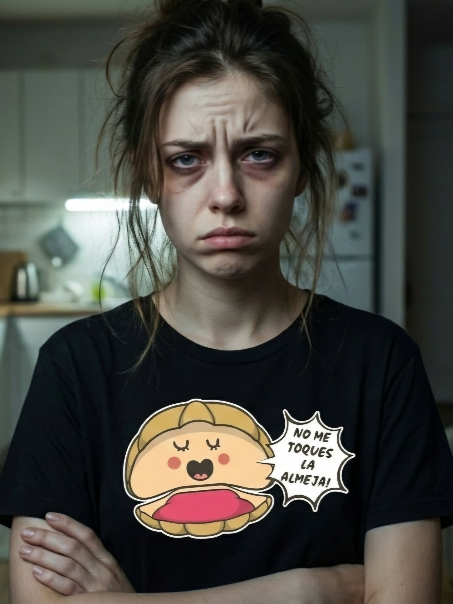 Camiseta No me toques la almeja