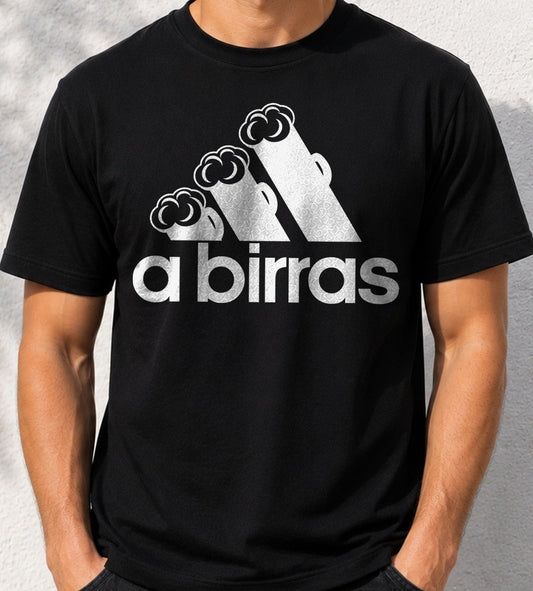 Camiseta A Birras – Regalo para amantes de la cerveza (negra)
