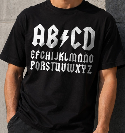 Camiseta AB-CD – Regalo para rockeros