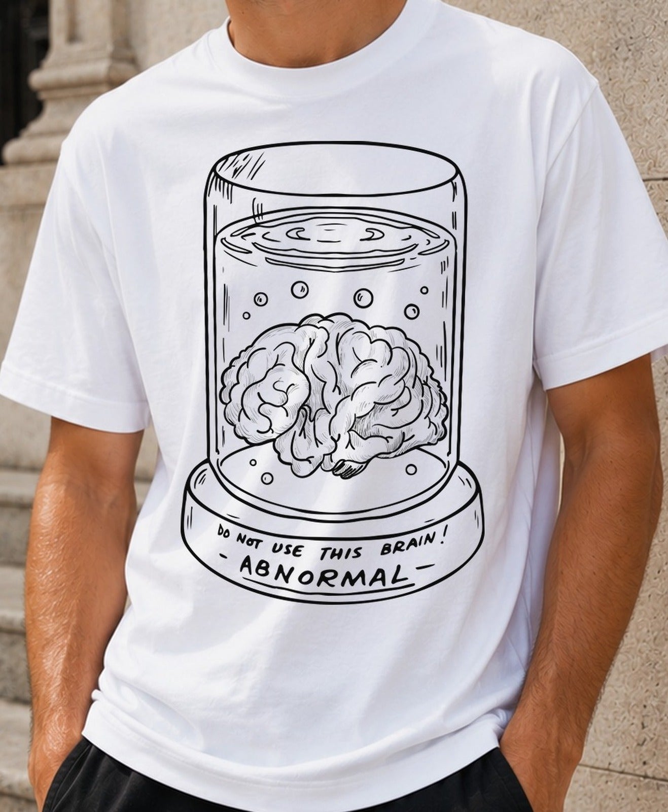 Camiseta Abby Normal – Young Frankenstein (blanca)