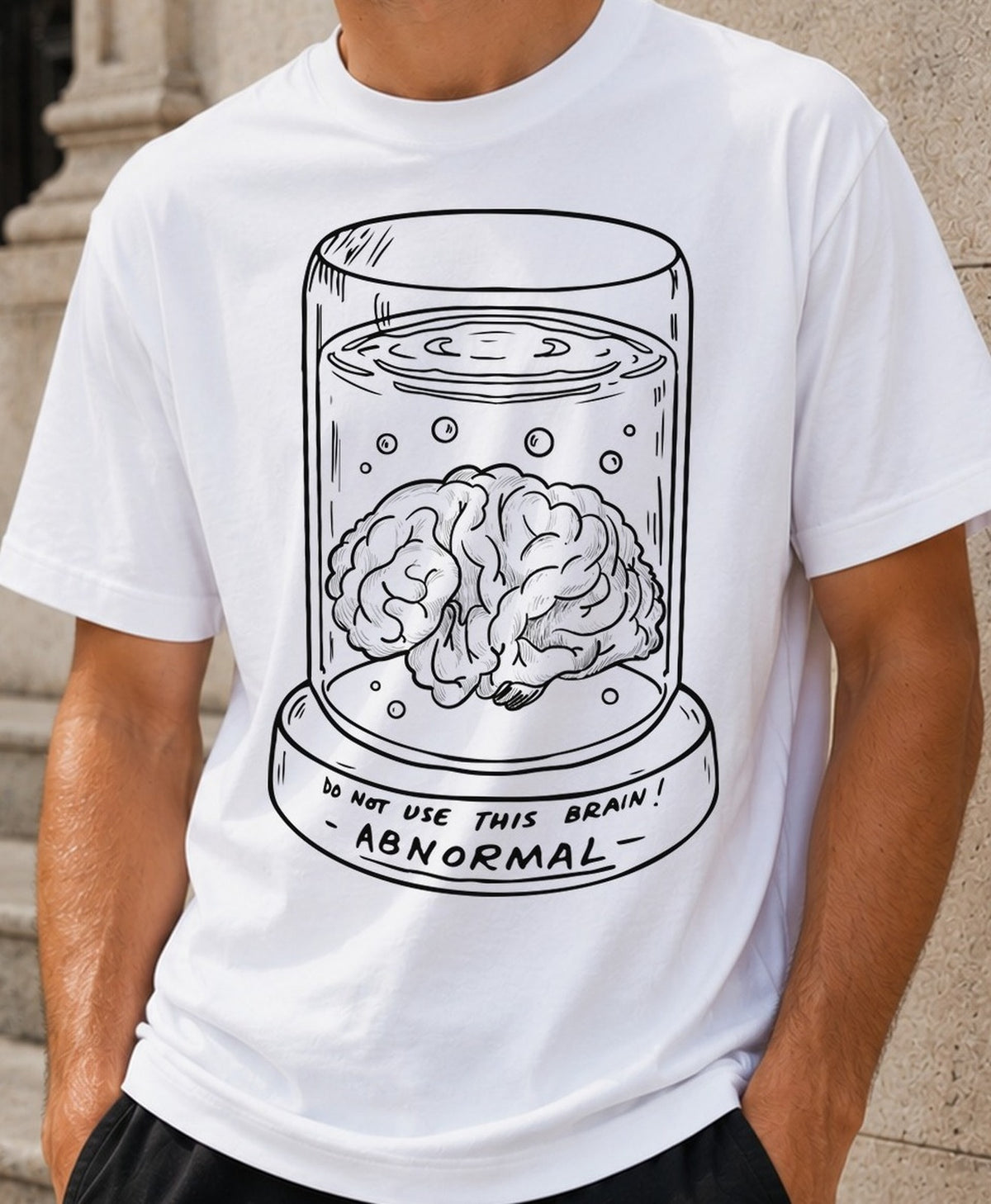 Camiseta Abby Normal – Young Frankenstein (blanca)