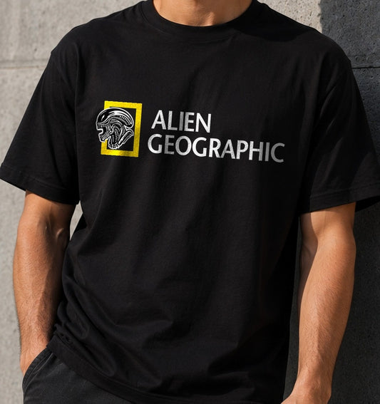 Camiseta Alien Geographic – Alien (negra)