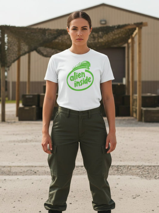 Camiseta Alien Inside - El Cajón Friki