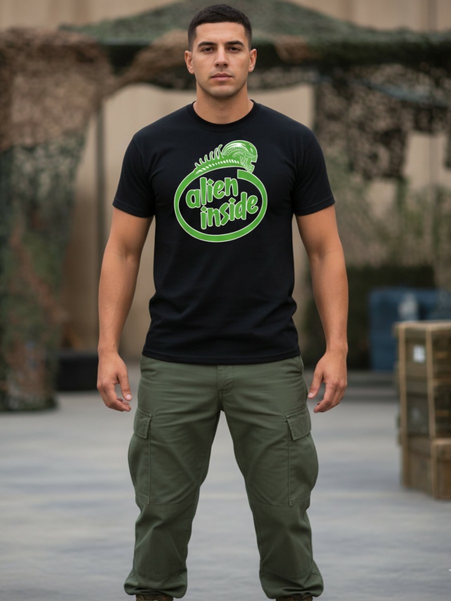 Camiseta Alien Inside - El Cajón Friki