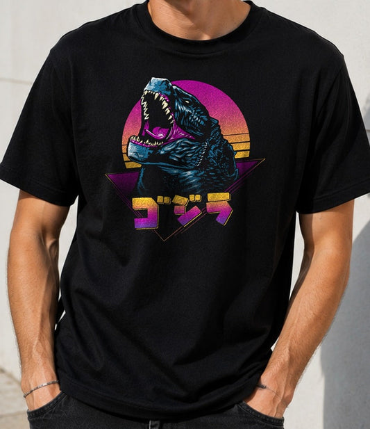Camiseta Alpha Monster – Godzilla (negra)