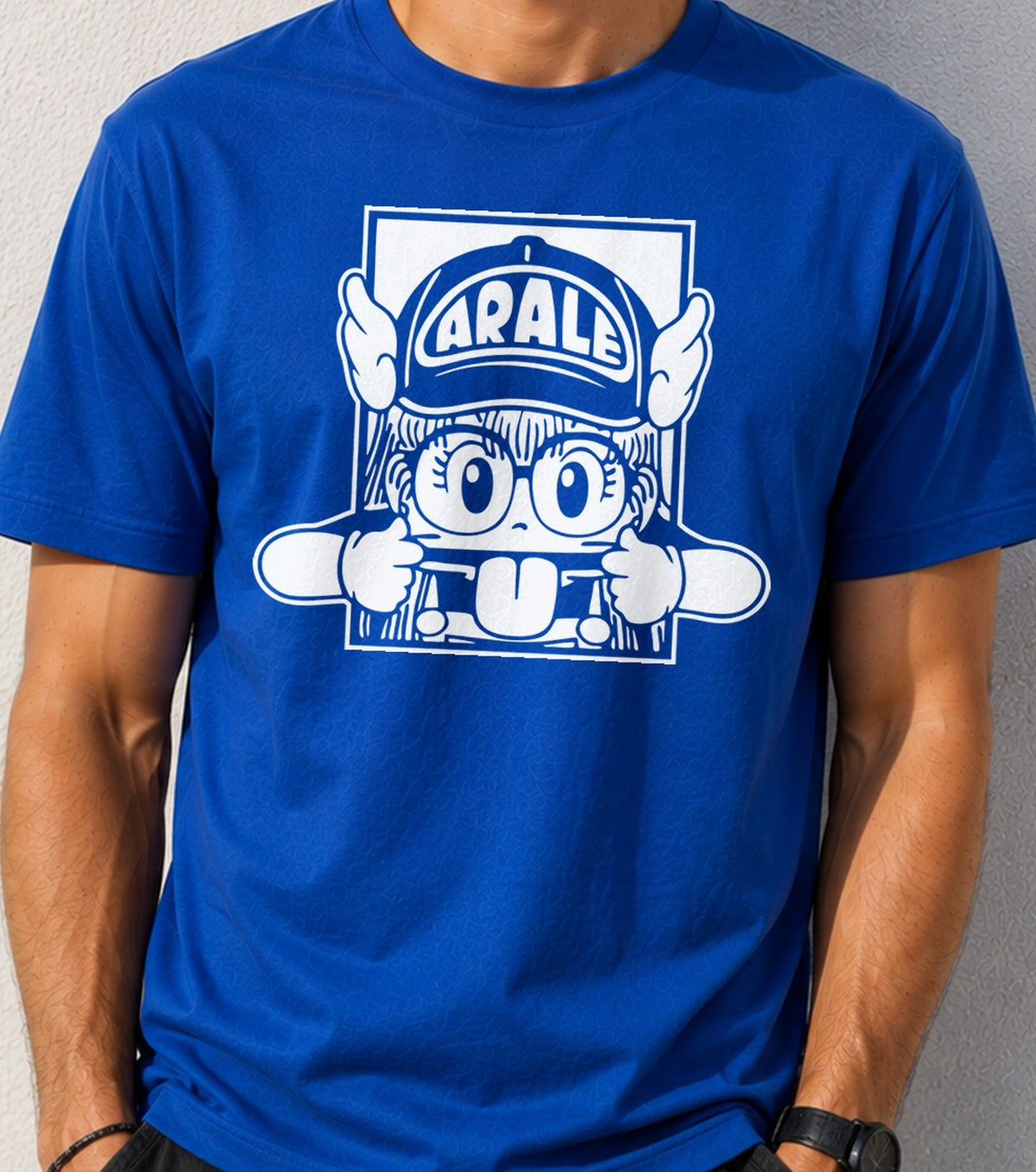Camiseta Arale – Dr. Slump (azul)