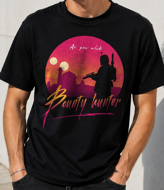 Camiseta As you wish – Boba Fett de Star Wars (negra)