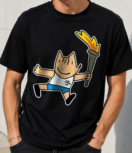 Camiseta Barcelona 92 – Cobi Olímpico (negra)