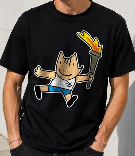 Camiseta Barcelona 92 – Cobi Olímpico (negra)
