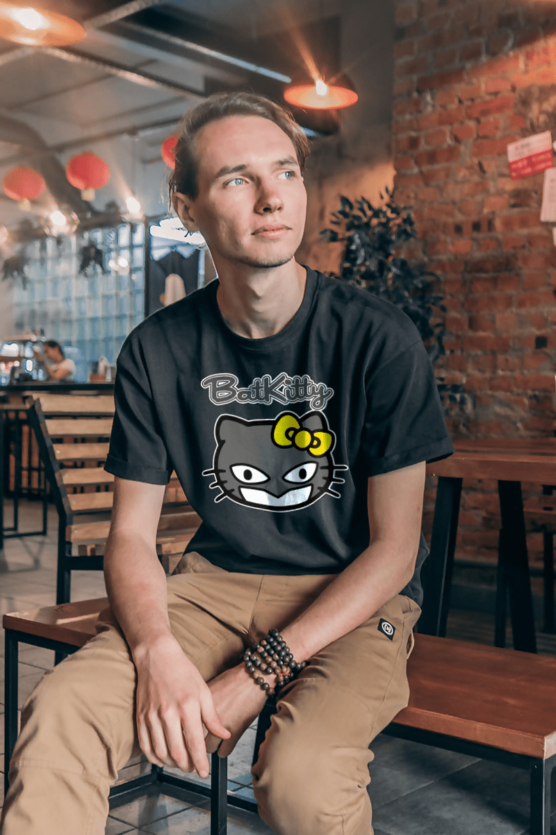 Camiseta BatKitty - El Cajón Friki