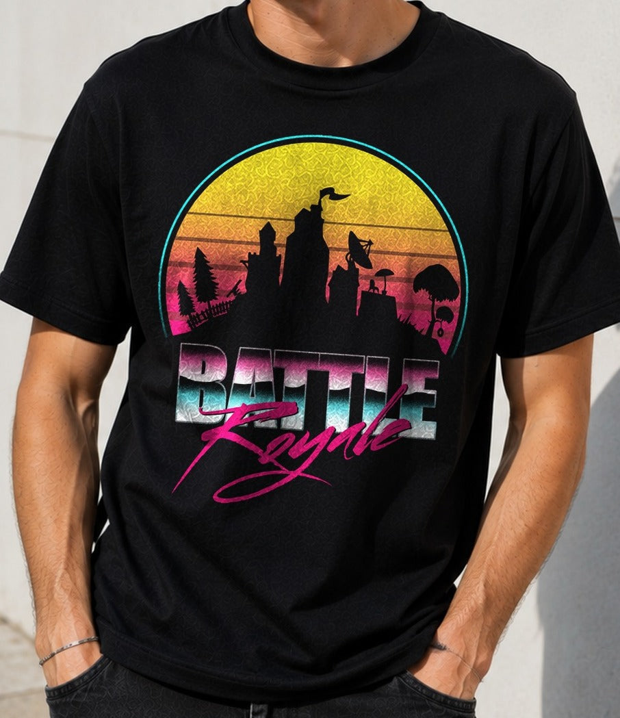 Camiseta Battle Royale – Fortnite (negra)