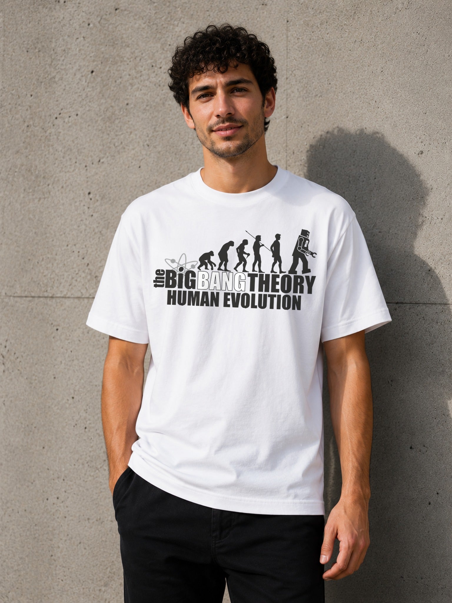 Camiseta con el diseño BBT Evolution – The Big Bang Theory, de Paranoia Records