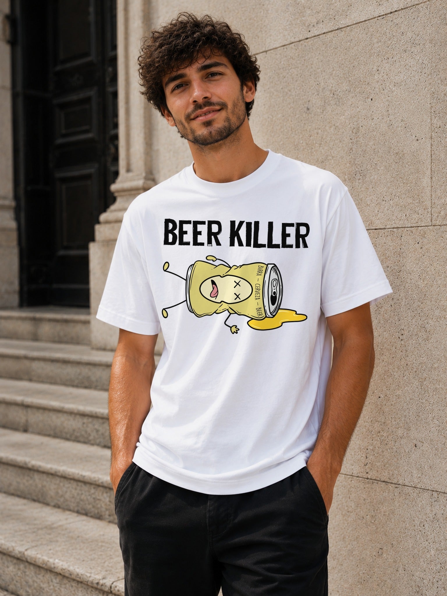 Camiseta con el diseño Beer Killer – Regalo para amantes de la cerveza, de Paranoia Records