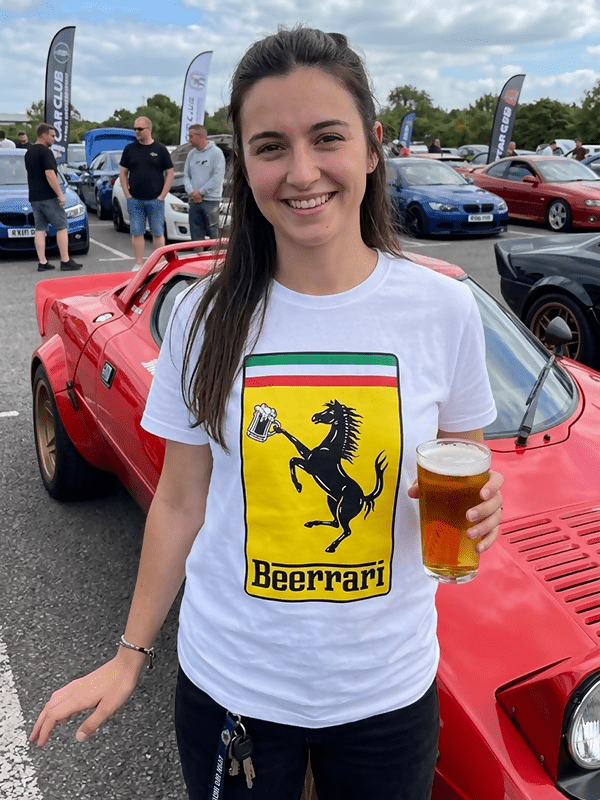 Camiseta Beerrari - El Cajón Friki