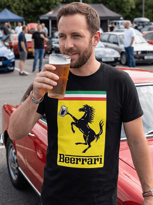 Camiseta Beerrari - El Cajón Friki