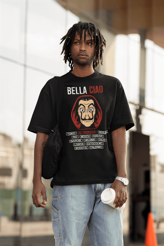 Camiseta Bella Ciao - El Cajón Friki