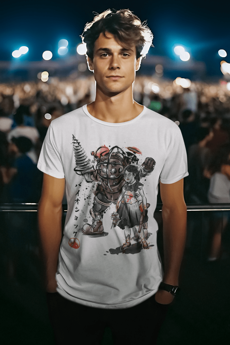 Camiseta big daddy and little sister - El Cajón Friki