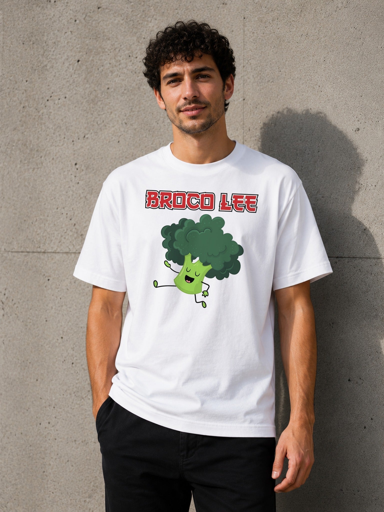 Camiseta con el diseño Broco Lee – Parodia friki para amantes de las verduras, de Paranoia Records