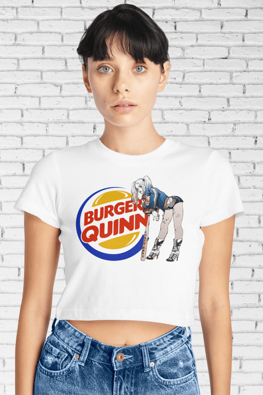 Camiseta Burger Quinn - El Cajón Friki
