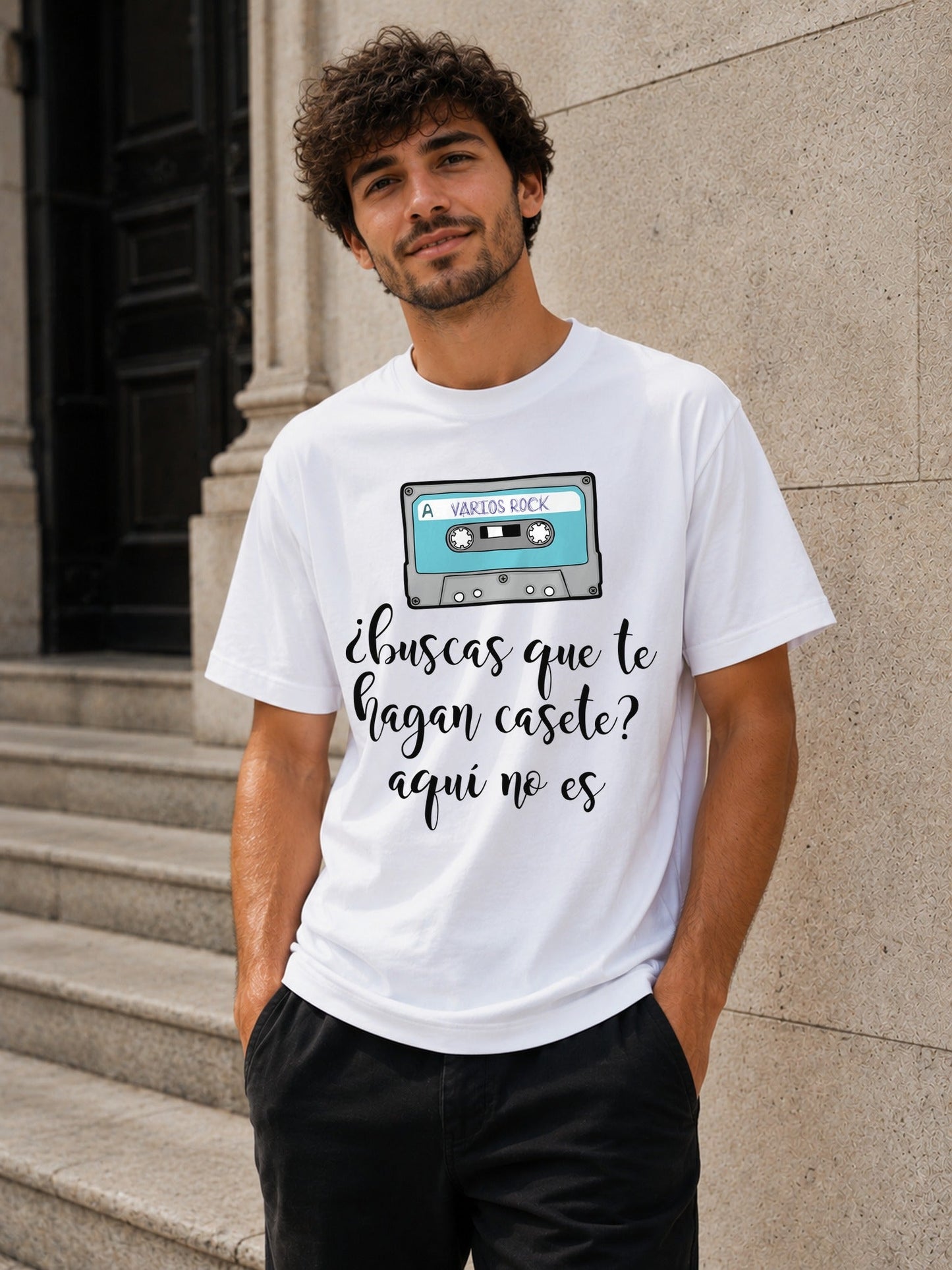 Camiseta con el diseño Buscas Casete – Regalo para nostálgicos del rock, de Paranoia Records