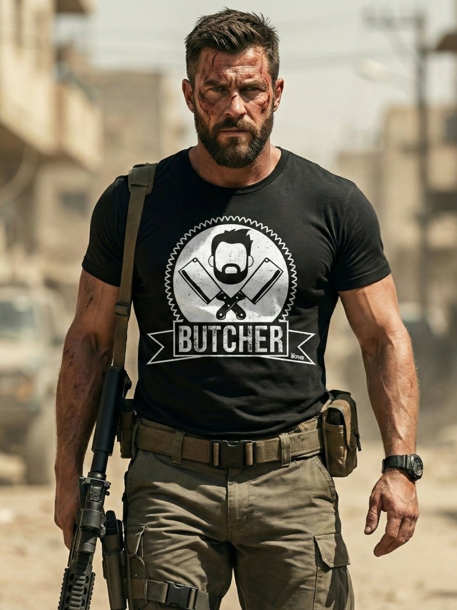 Camiseta Butcher (The Boys) - El Cajón Friki