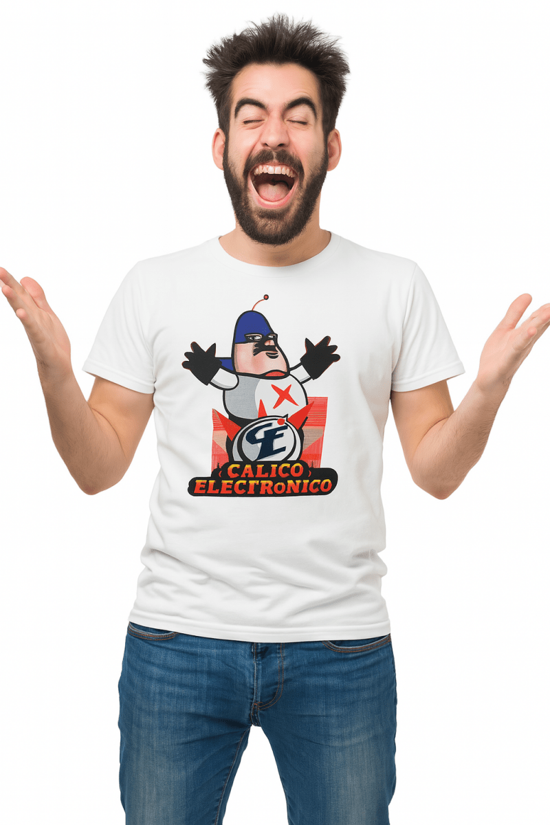 Camiseta Cálico Electrónico - El Cajón Friki