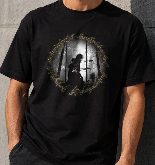 Camiseta Captain of the White Tower – Boromir de El Señor de los Anillos (negra)