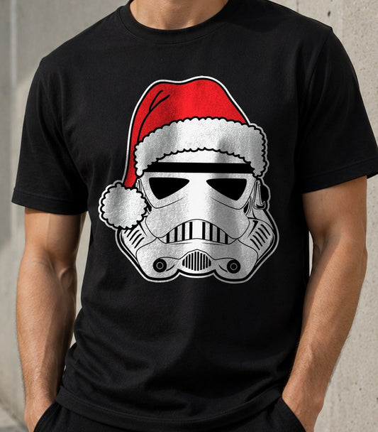 Camiseta Christmas Trooper – Star Wars (negra)